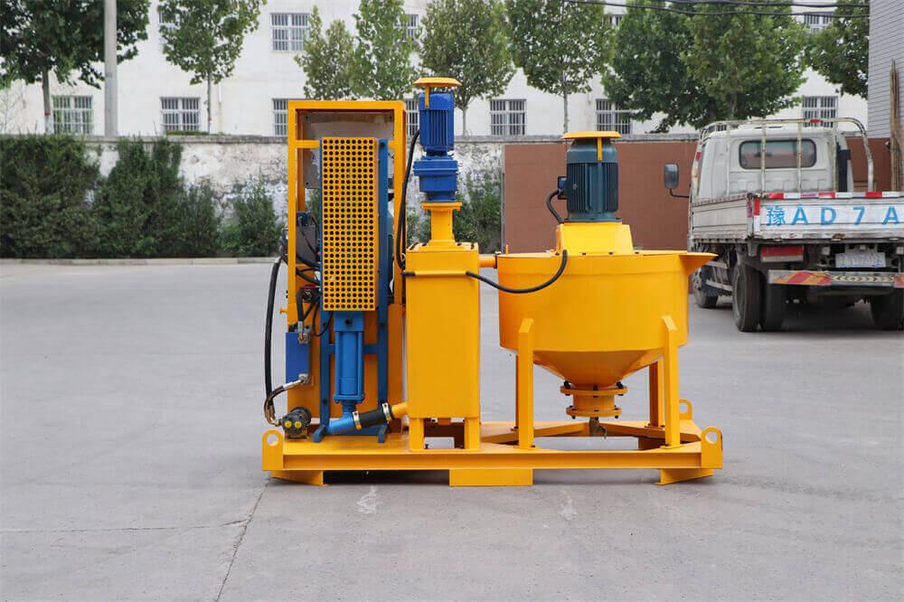 Portable grout mixer pump