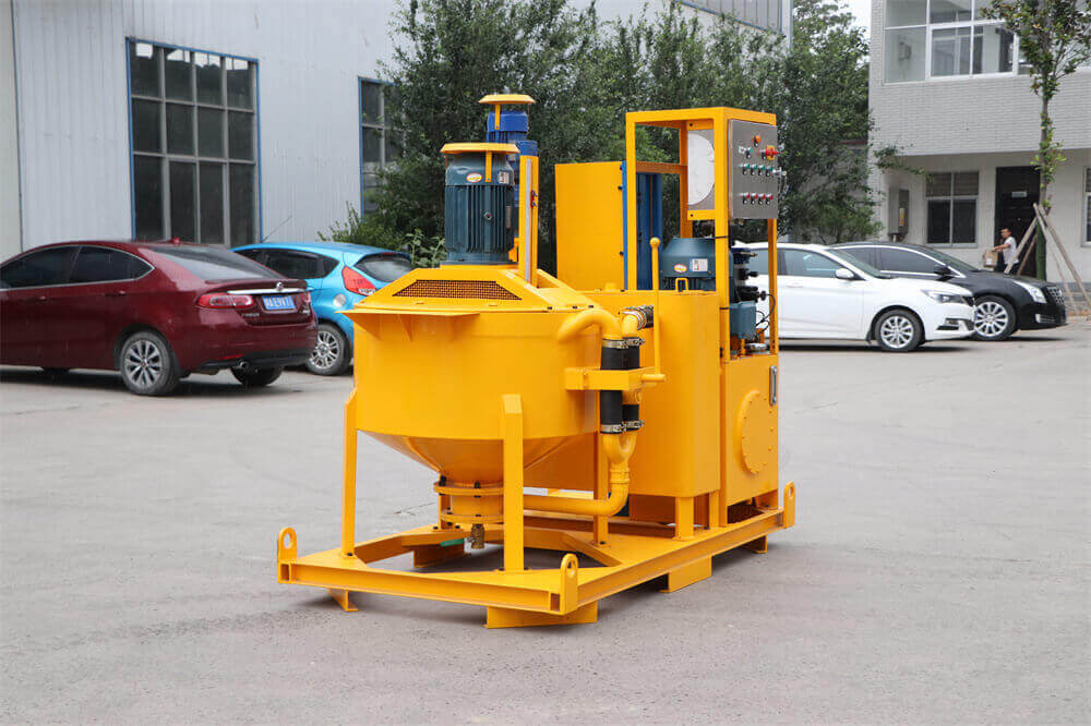 Portable grout mixer pump