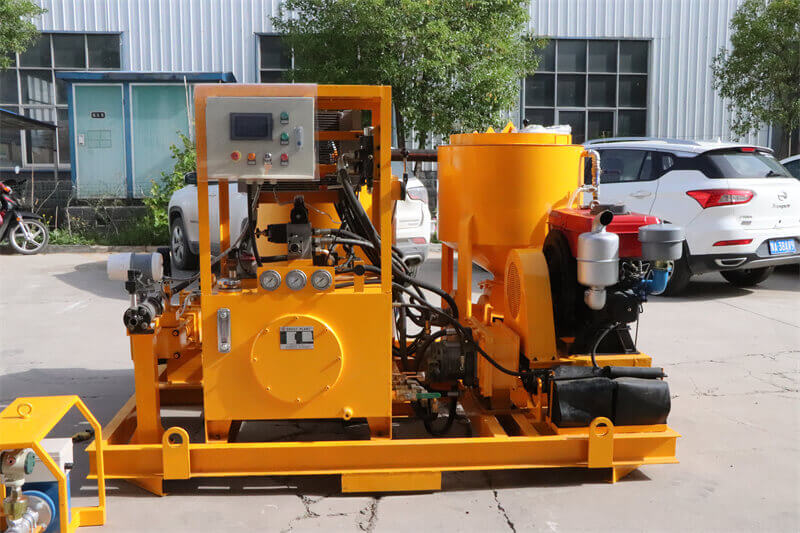 Grout mixing and pumping unit for sale